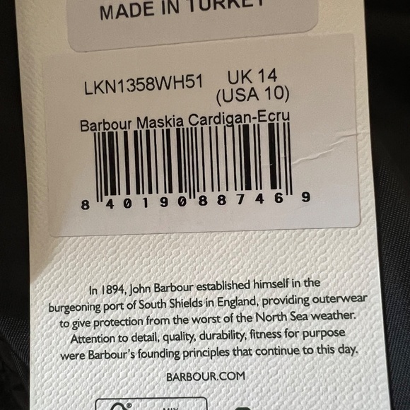 Barbour Maskia cotton cardigan - Picture 8 of 13